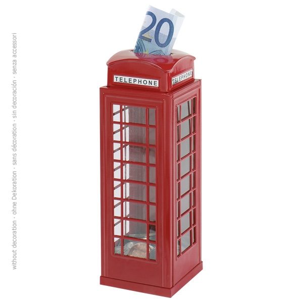 Goki Money Box, Telephone Box Design