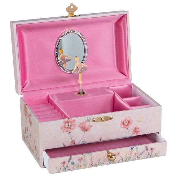 Goki Music Box, Ballerina, with Drawer