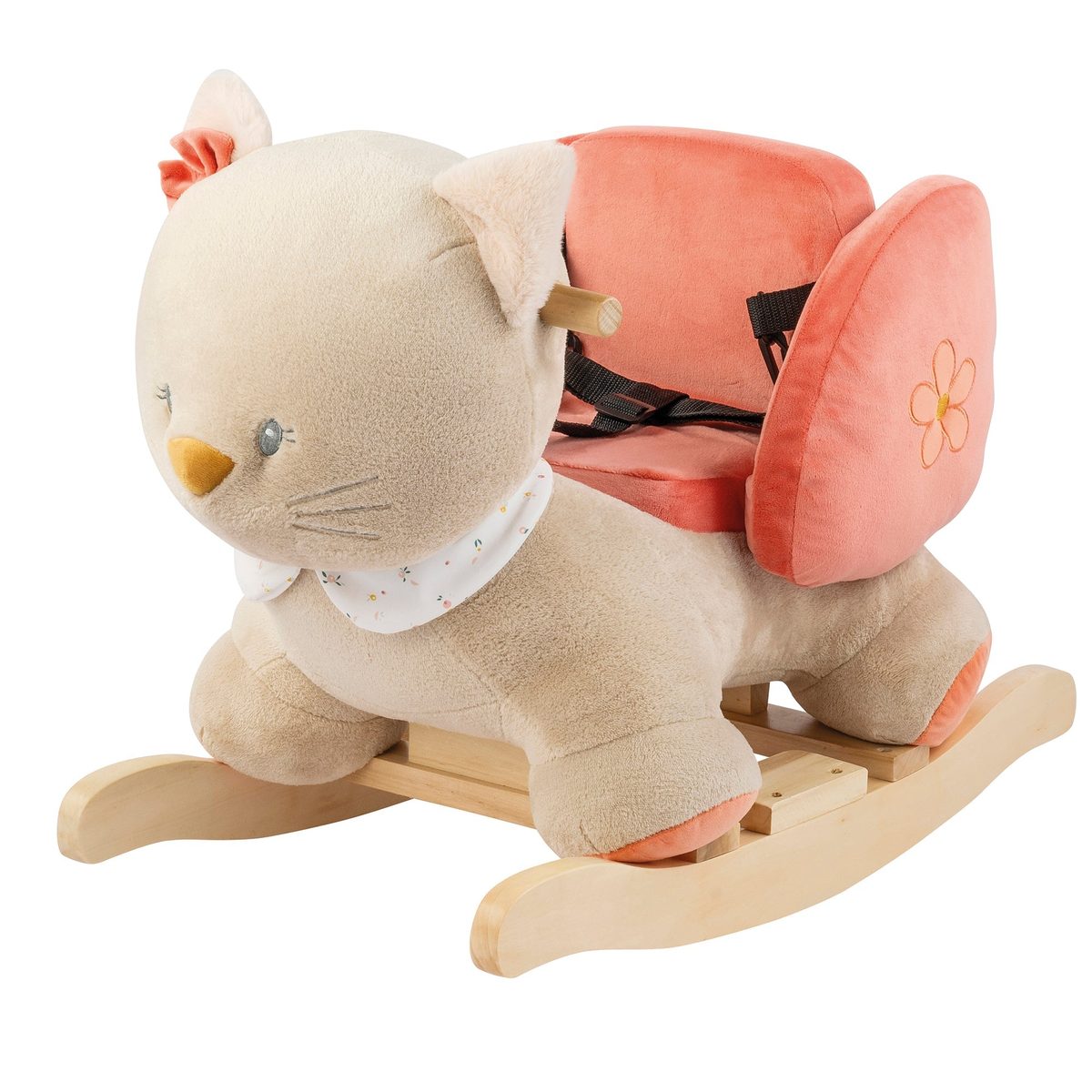 Nattou Rocking Cat Lana, Sand Beige
