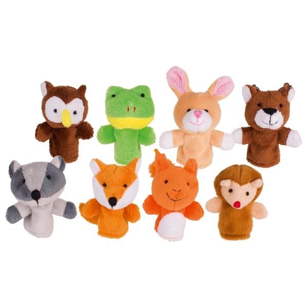 Goki Finger Puppets, Forest Animals
