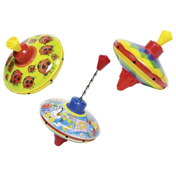 Goki Humming Tops, 6 Pieces