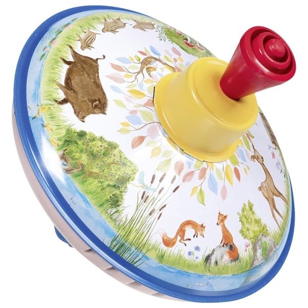 Goki Humming Top, Forest Friends