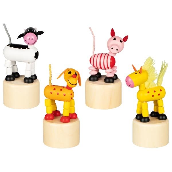 Goki Press 'n' Shake Animals
