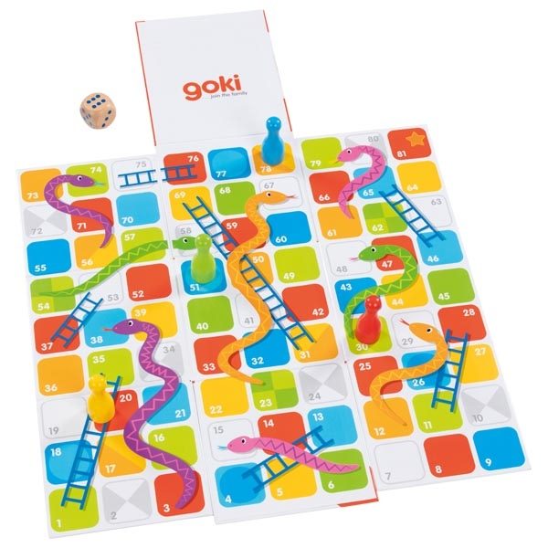 Goki XXL Snakes & Ladders in a Cube
