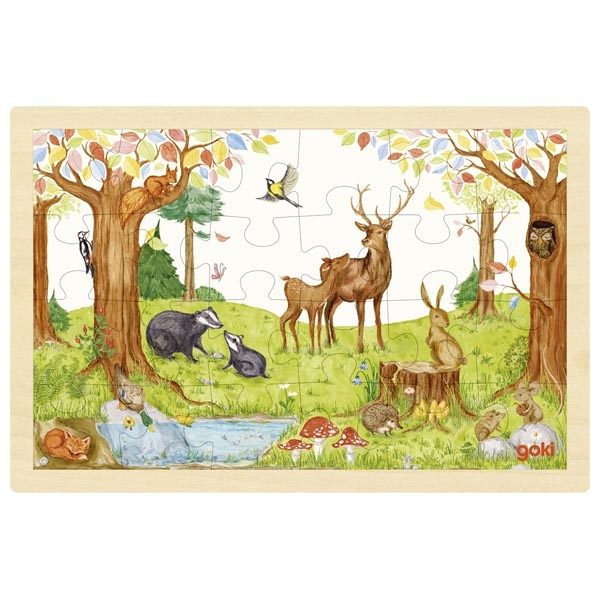 Goki Puzzle, In the Clearing, 24 Pieces