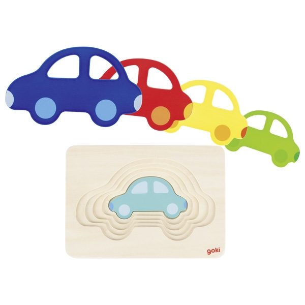 Goki Layer Puzzle, Car