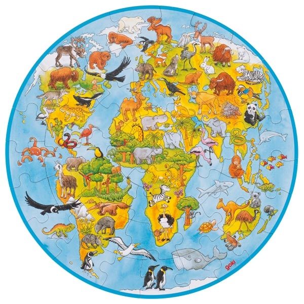 Goki XXL Puzzle, World