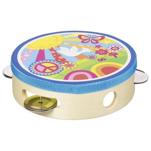 Goki Tambourine with Bells, Sunshine