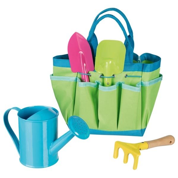Goki Garden Tools with Bag, 5 Pieces