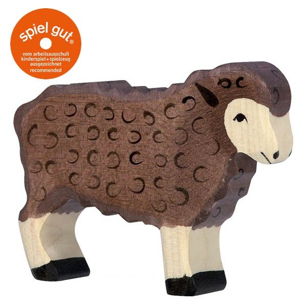 HOLZTIGER Sheep, Standing, Black
