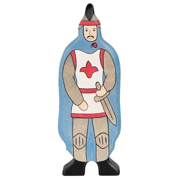 HOLZTIGER Knight with Blue Cloak