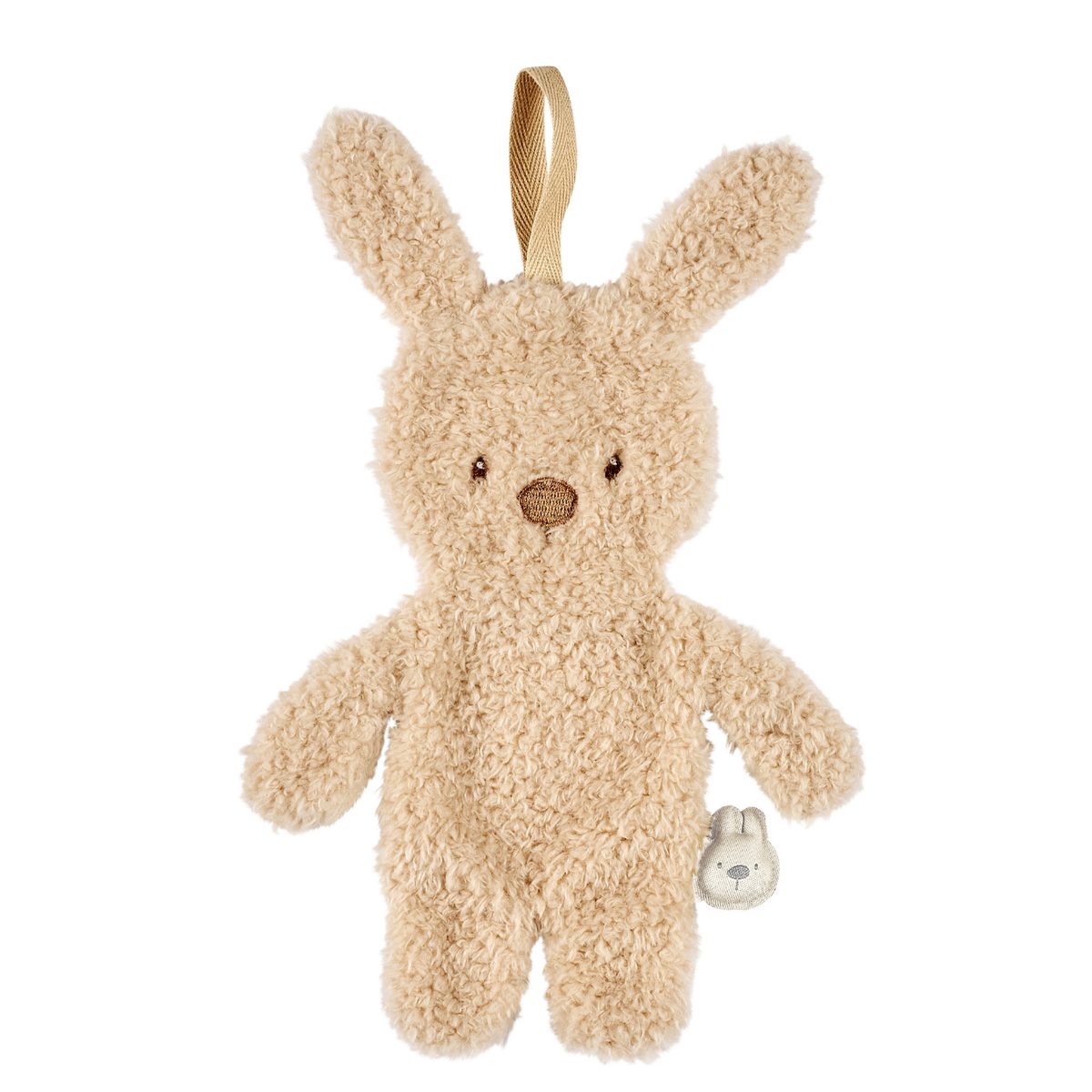 Nattou TEDDY Pacifier Cloth, Bunny, 26 cm, Beige
