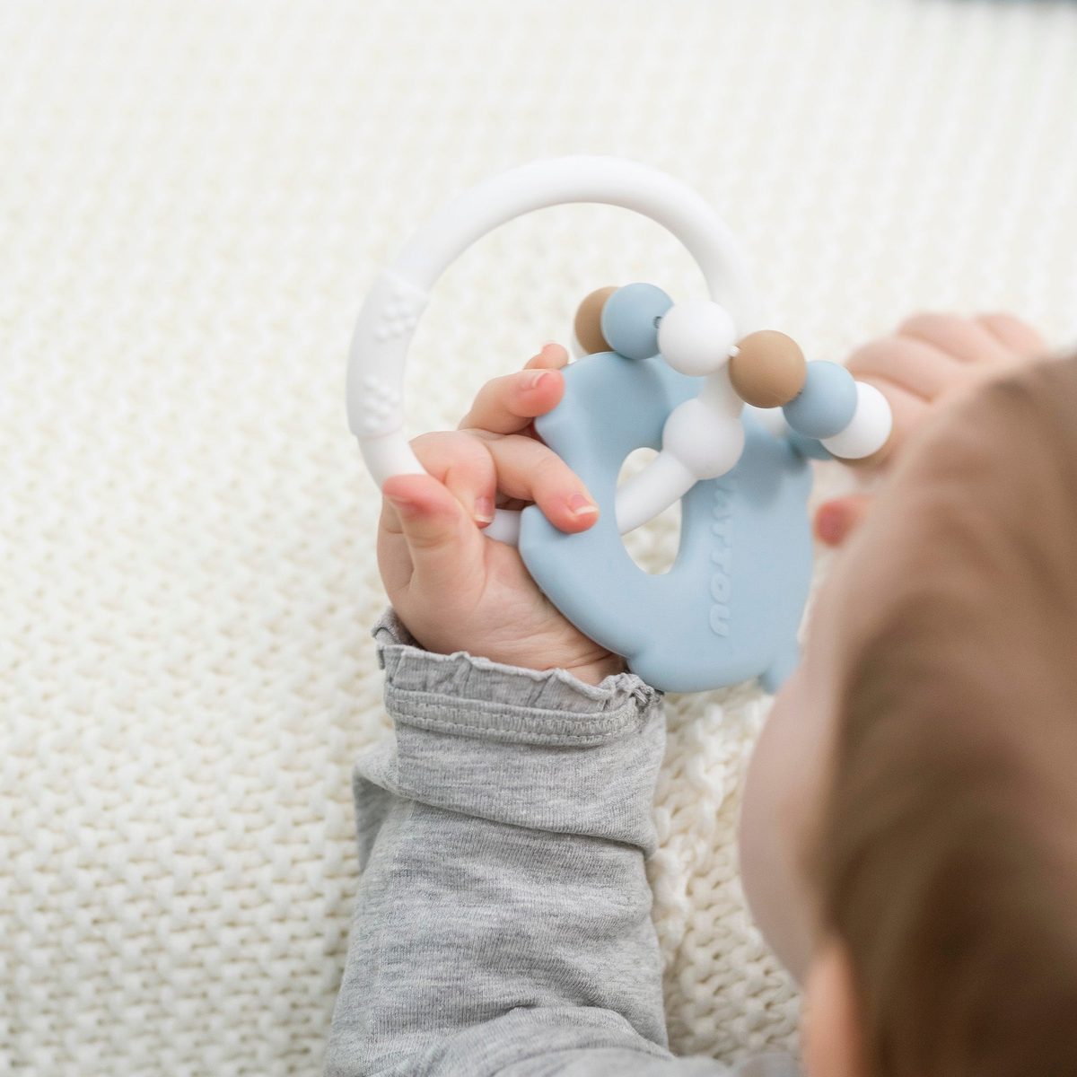 Nattou Silicone Teether, Bear