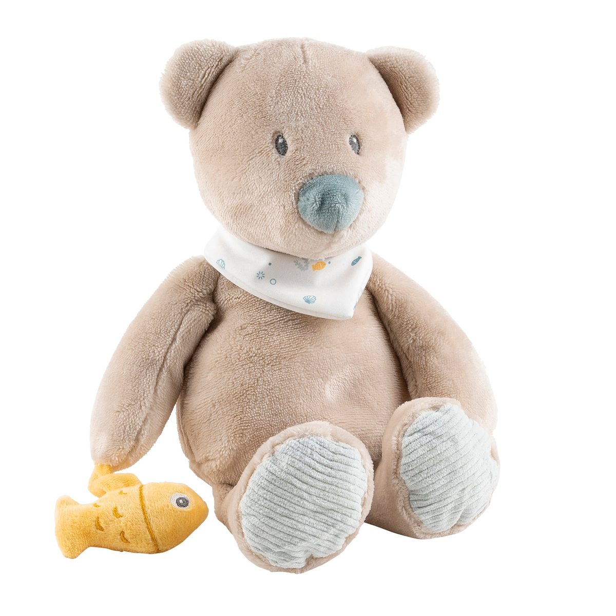 Nattou Jules the Bear Soft Toy, 30 cm