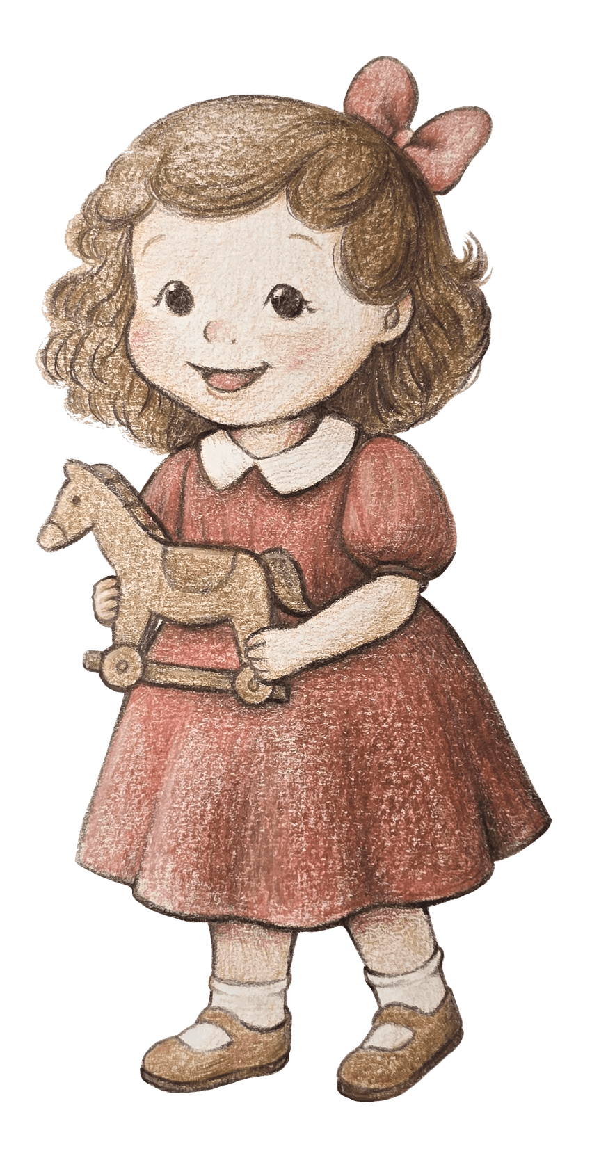 Illustrated portrait of Lizzy