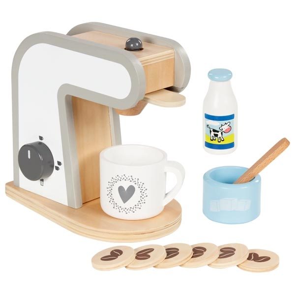 Goki Wooden Coffee Machine, 13 Pieces