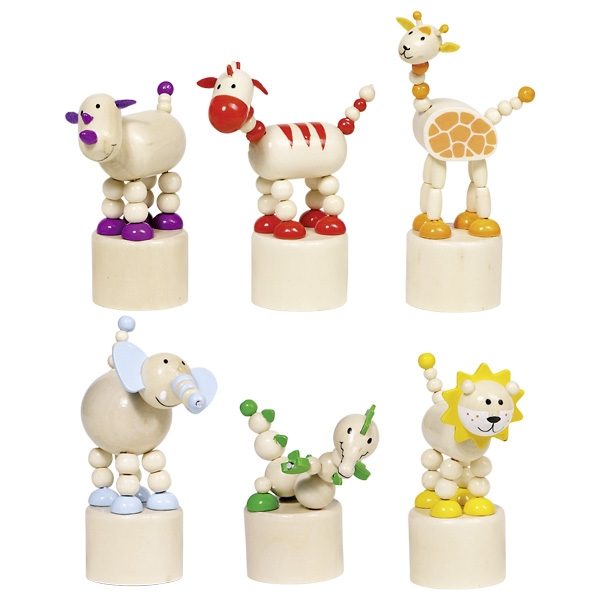 Goki Press 'n' Shake Animals, Africa
