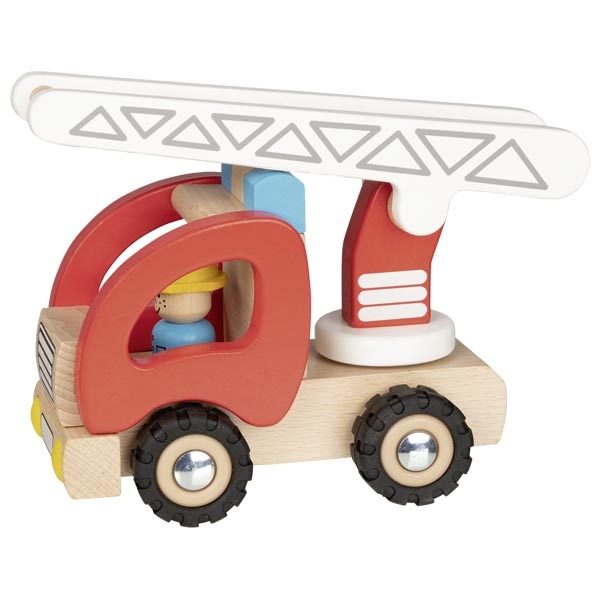 Goki Wooden Ladder Fire Truck