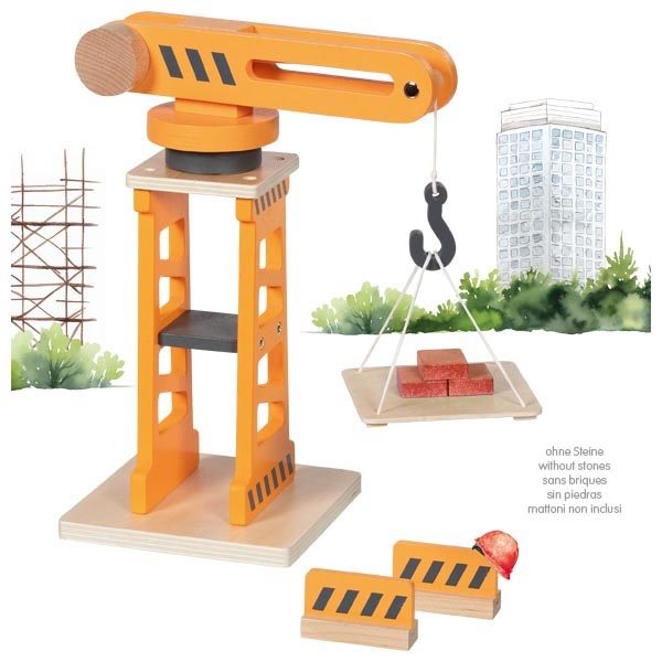 Goki Rotating Crane with Two Safety Barriers