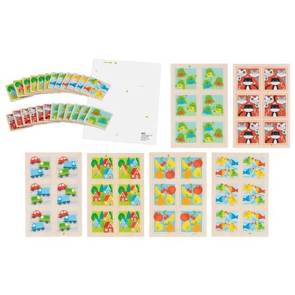 Goki Look Closely Memory Game, 36 Tiles