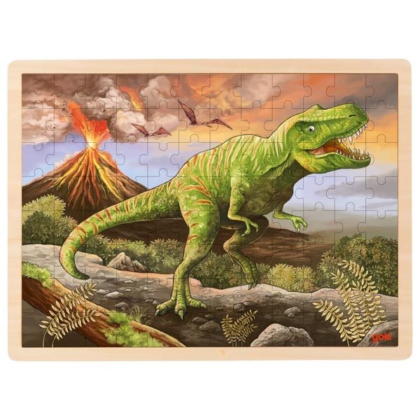 Goki Inlay Puzzle, T-Rex