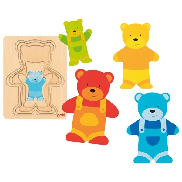 Goki Layer Puzzle, Bear