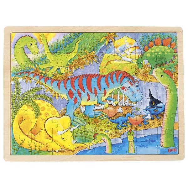 Goki Inlay Puzzle, Dinosaurs