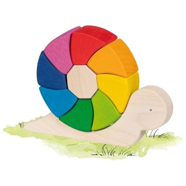 Goki Puzzle and Building Blocks, Snail