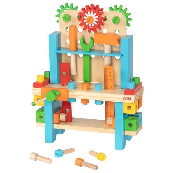 Goki My First Workbench, 57 Pieces