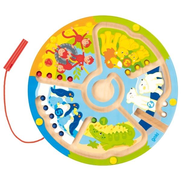 Goki Magnetic Maze, Learn to Count in the Zoo