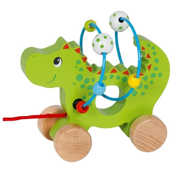 Goki Pull-Along Dragon with Bead Maze