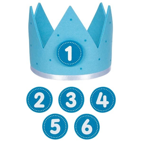Goki Birthday Crown, Blue