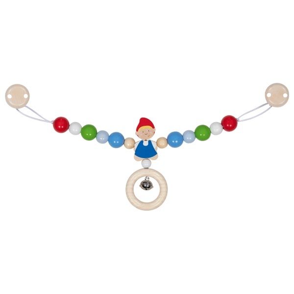 Goki Pram Chain with Clips, Boy