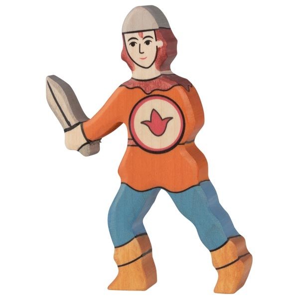 HOLZTIGER Boy, Orange Shirt