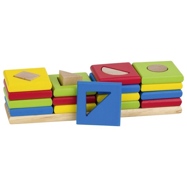 Goki Sorting Game, Colours and Shapes, The 4 Towers