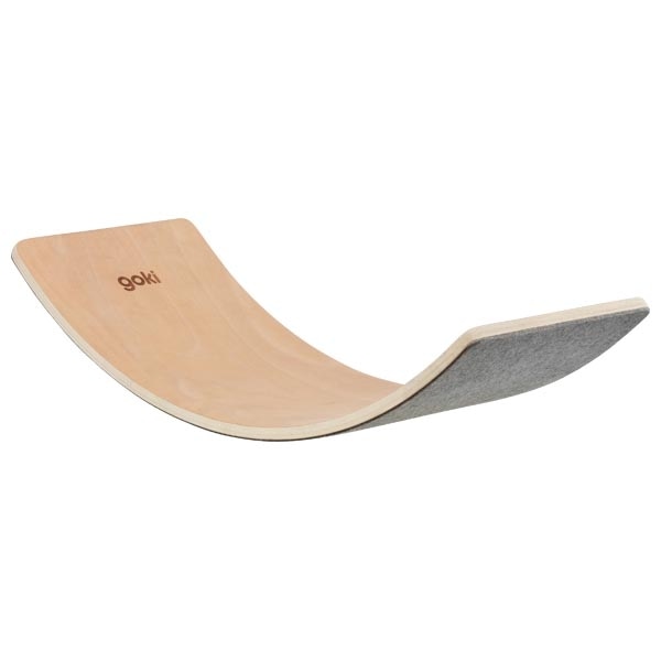 Wooden wave balance board