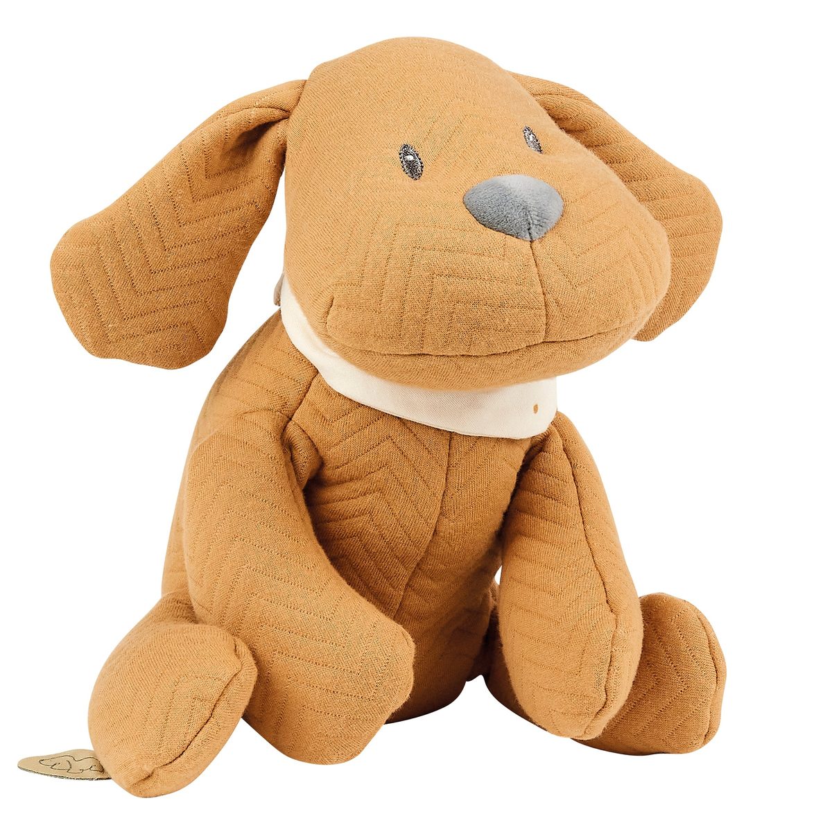 Nattou Soft Toy, Dog, Jacquard Caramel, 30 cm