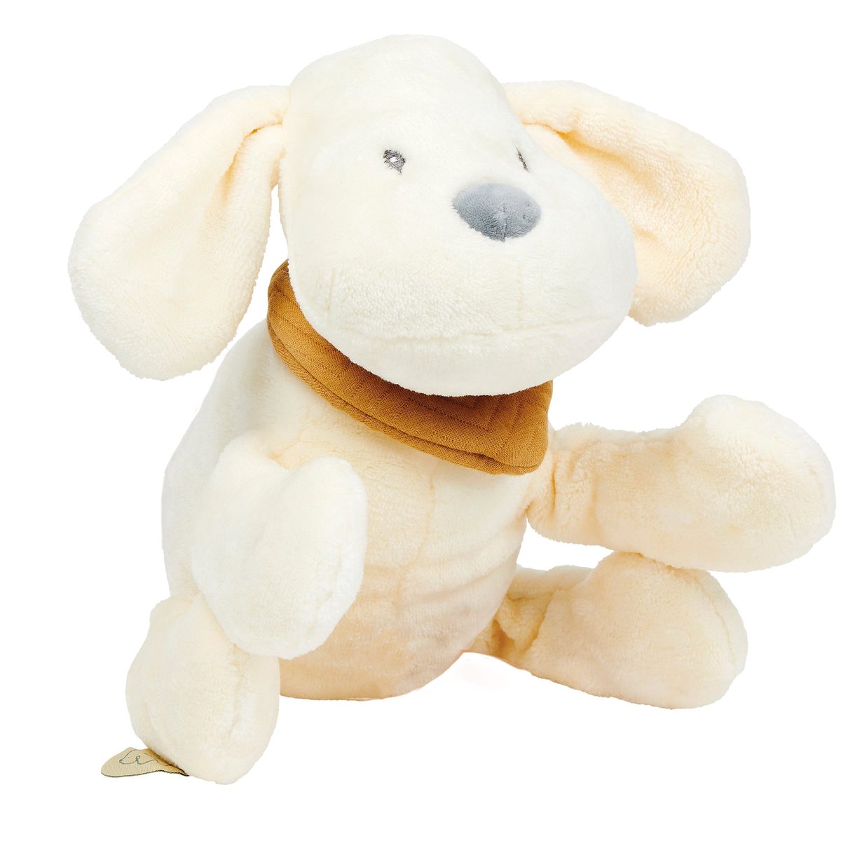 Nattou Soft Toy, Dog, Flannel Vanilla, 30 cm