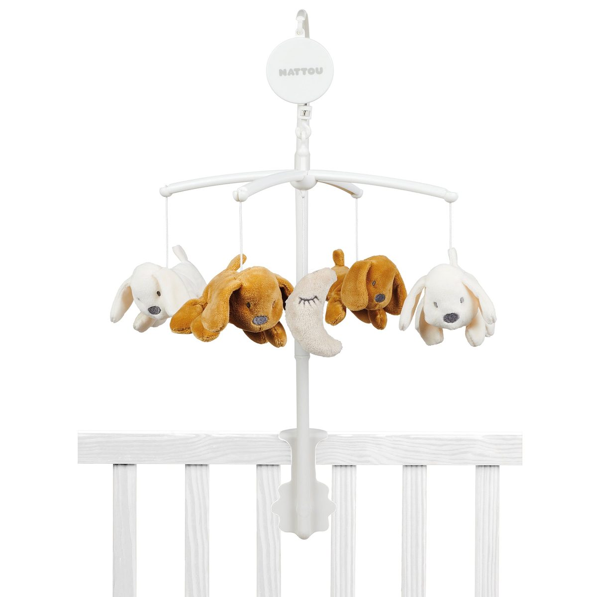 Nattou Cot Mobile, Dog Charlie