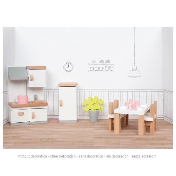 Goki Style Doll's Furniture, Kitchen
