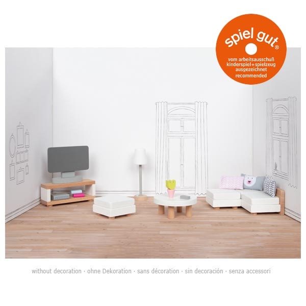 Goki Style Doll's Furniture, Living Room