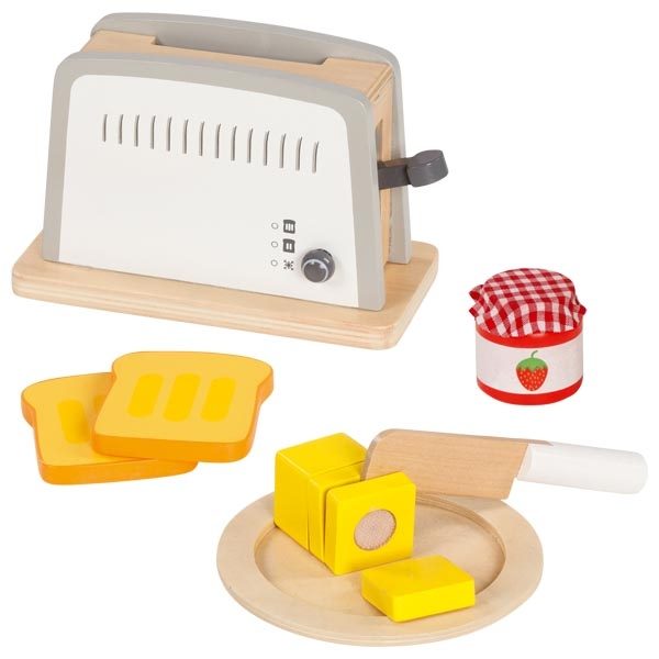 Goki Wooden Toaster, 10 Pieces