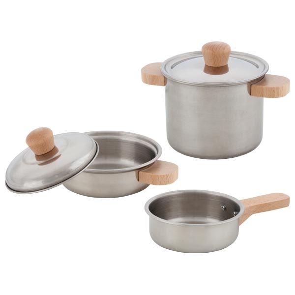Goki Cooking Set, 2 Pots and 1 Pan
