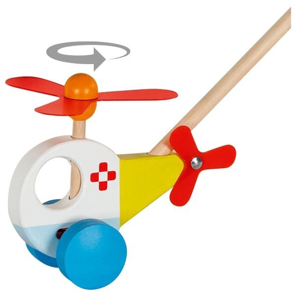 Goki Push-Along Helicopter