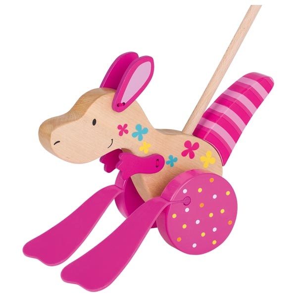 Goki Push-Along Kangaroo, Susibelle