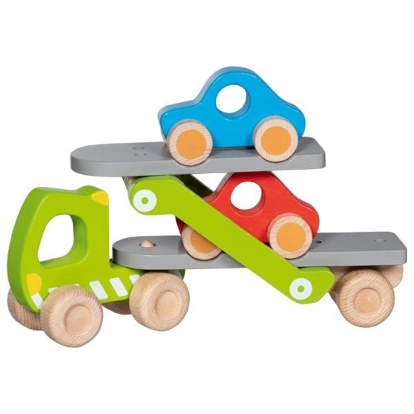 Goki Car Transporter with 2 Vehicles