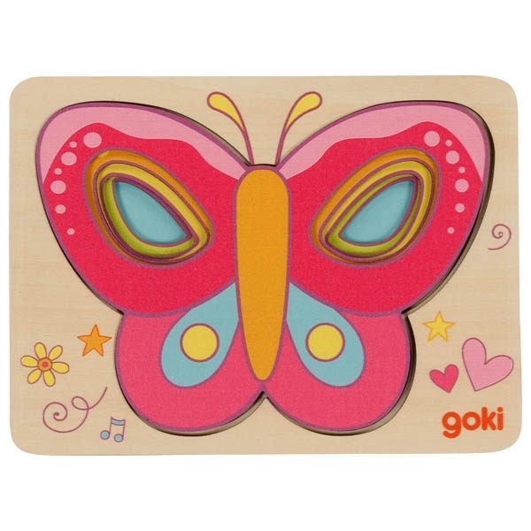 Goki Layer Puzzle, Butterflies