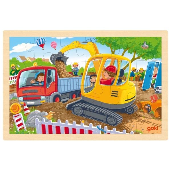 Goki Inlay Puzzle, Excavator