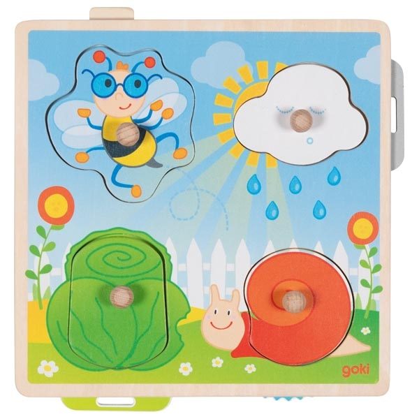 Goki Background Puzzle, In the Garden