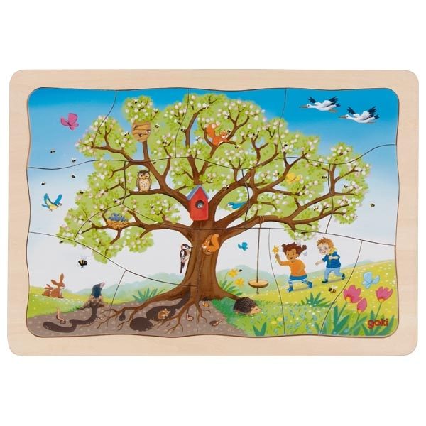 Goki Layer Puzzle, My Apple Tree